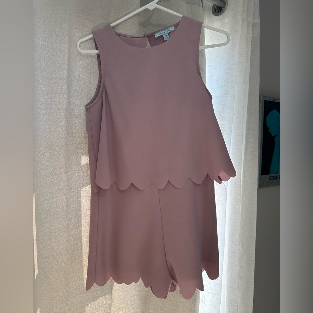 Lavender romper from boutique-open back (small)